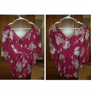 Rue 21 Floral Romper
